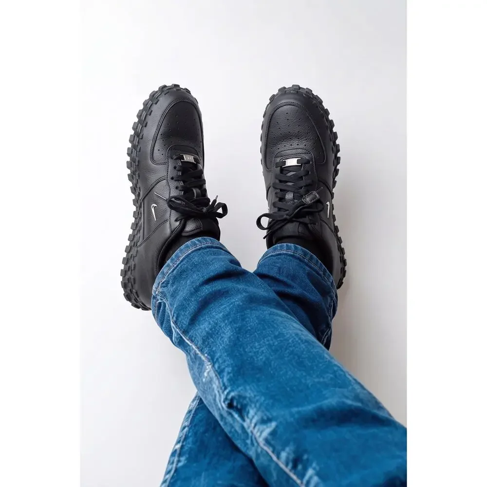 Nike Jacquemus x J Force 1 LX SP Low Black Women's Size 12 / Mens Size 10 New